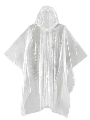 PONCHO IPERMEABLE PE TRANSPARENTE